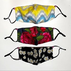 Brand New Breathable Washable Trio of Face Masks by CrIraX!